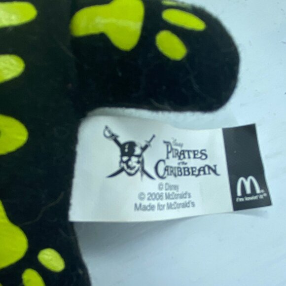 Disney Pirates Of The Caribbean McDonald's 2006 Skeleton Pirate Plush Toy 6" - Picture 4 of 6